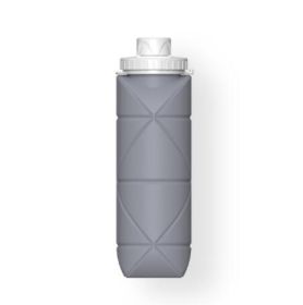 Mini Opvouwbare Siliconen Cup Draagbare Siliconen Telescopische Drinken Inklapbare Koffie Cup Multifunctionele Opvouwbare Silica (Color: gray)